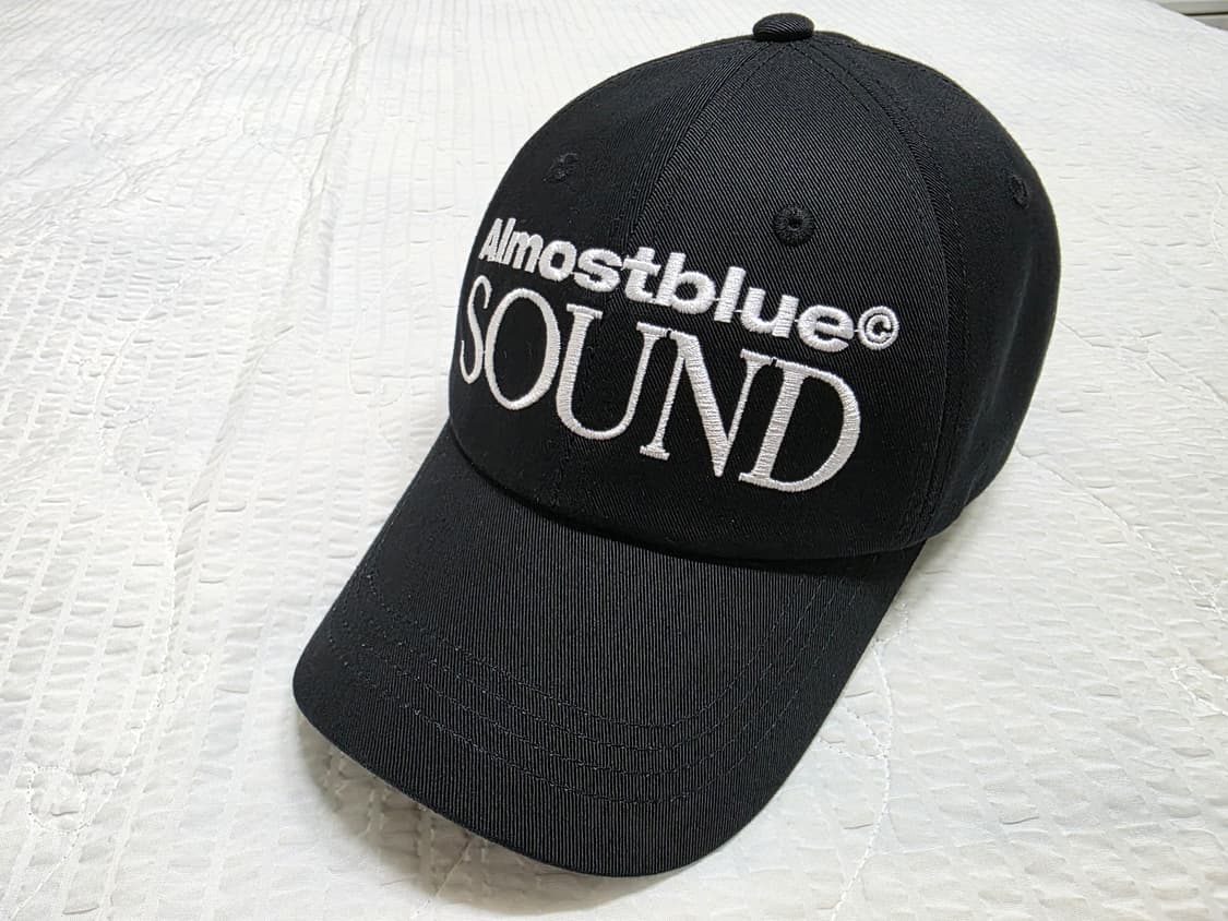 얼모스트블루 sound로고 캡 모자 볼캡 올모스트블루 almostblue 상품이미지1