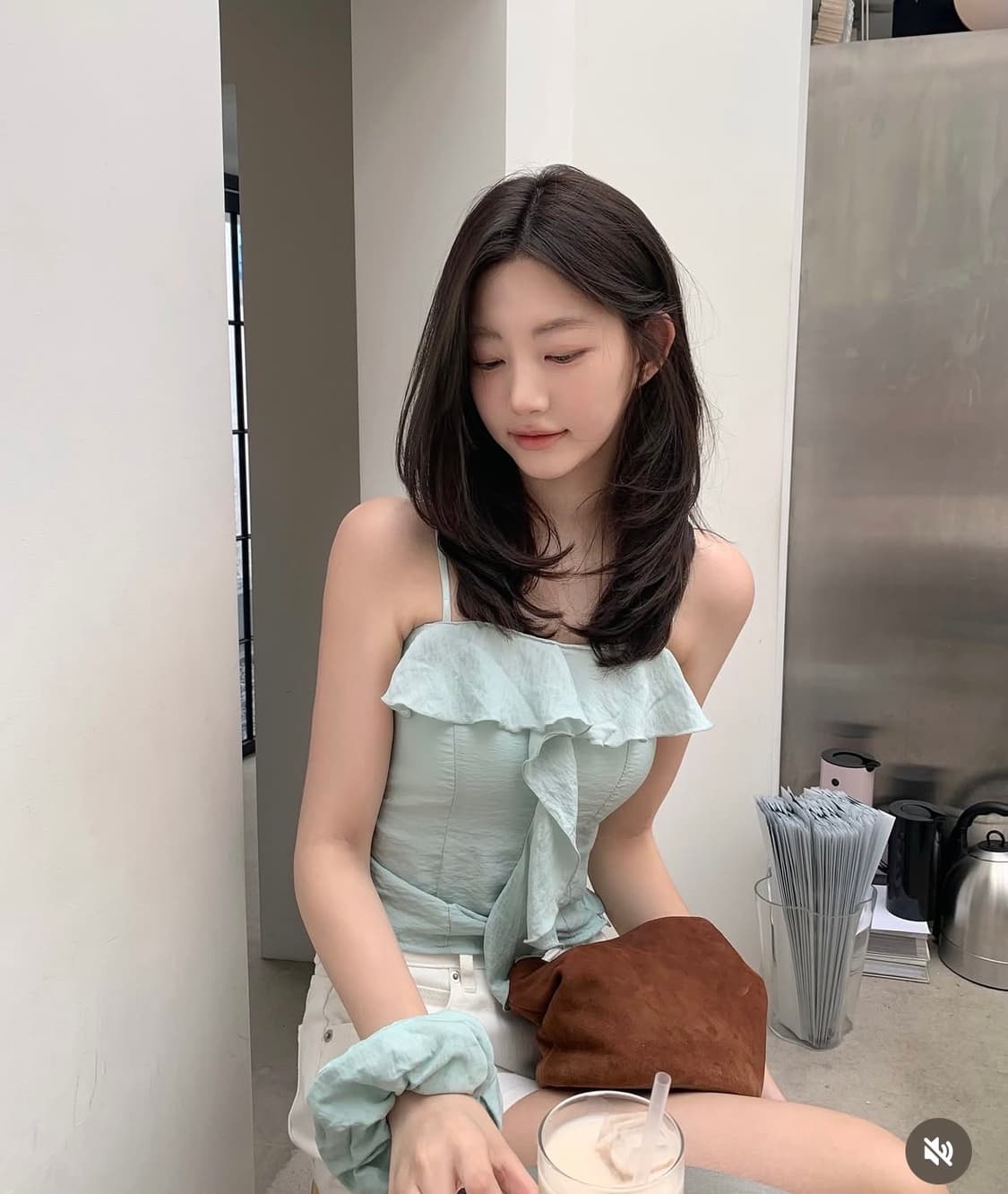 제니오 에이프릴 슬리브리스 세트 민트 상품이미지1