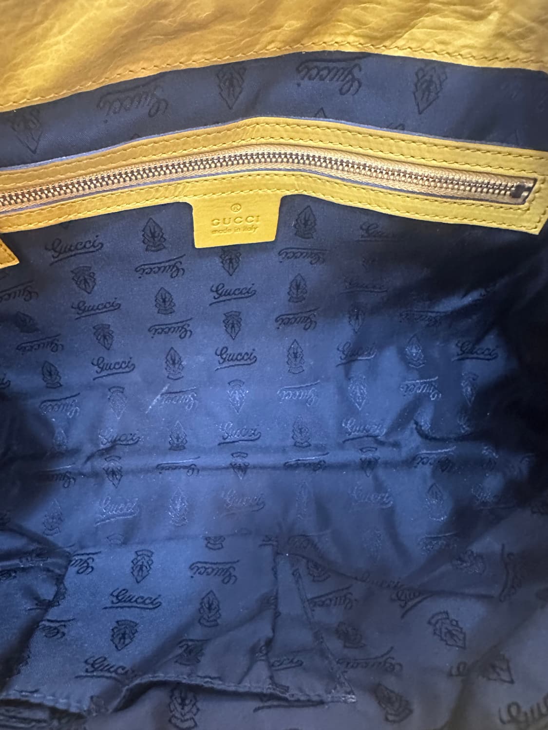 구찌 옐로우 레더 히스테리아 숄더백 상품이미지5