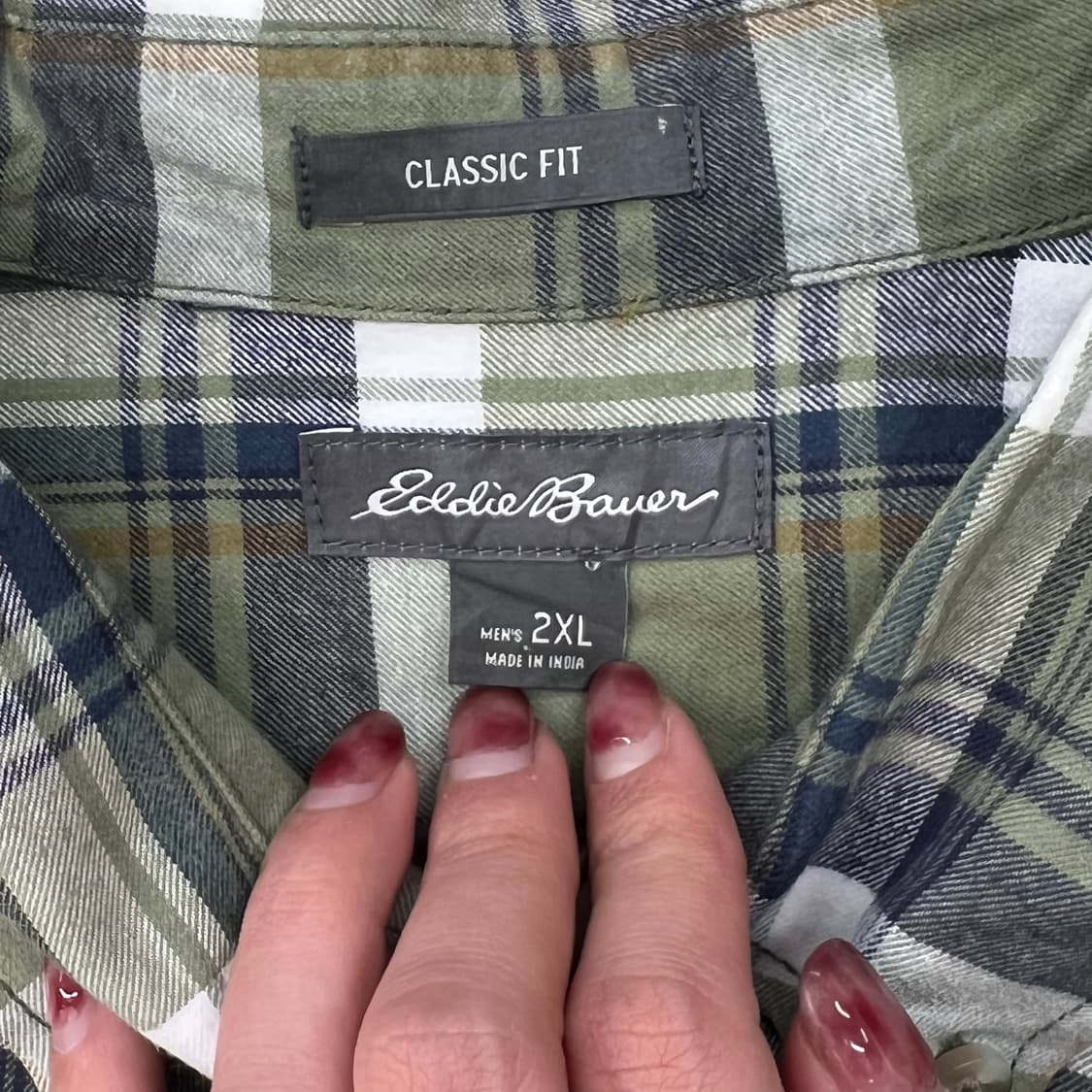 에디바우어 체크 셔츠 r2741 상품이미지5