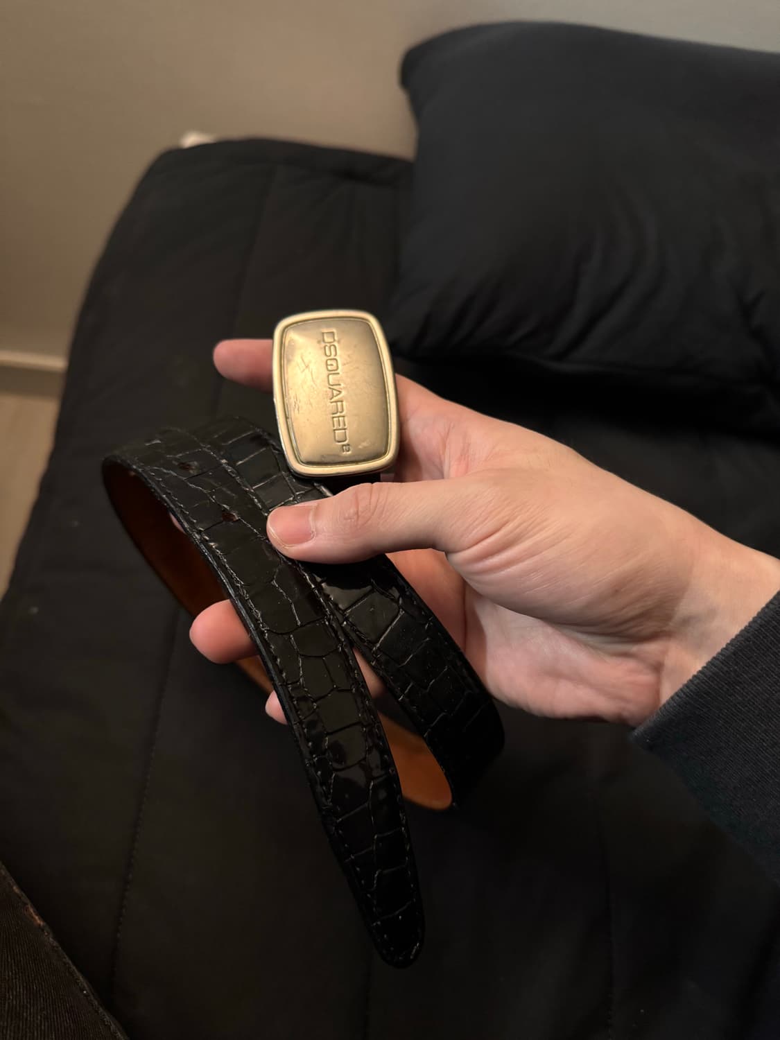 디스퀘어드 레더 벨트 상품이미지2