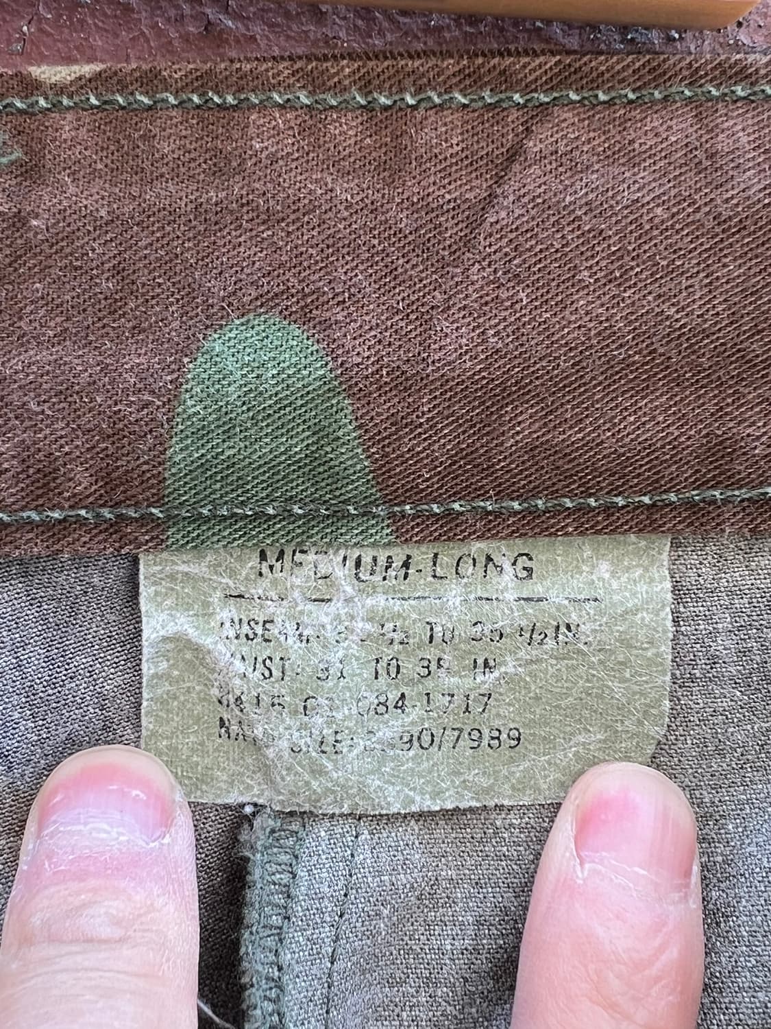 90's [35] 미군 우드랜드 BDU 커스텀 립스탑 밀리터리 팬츠 상품이미지6