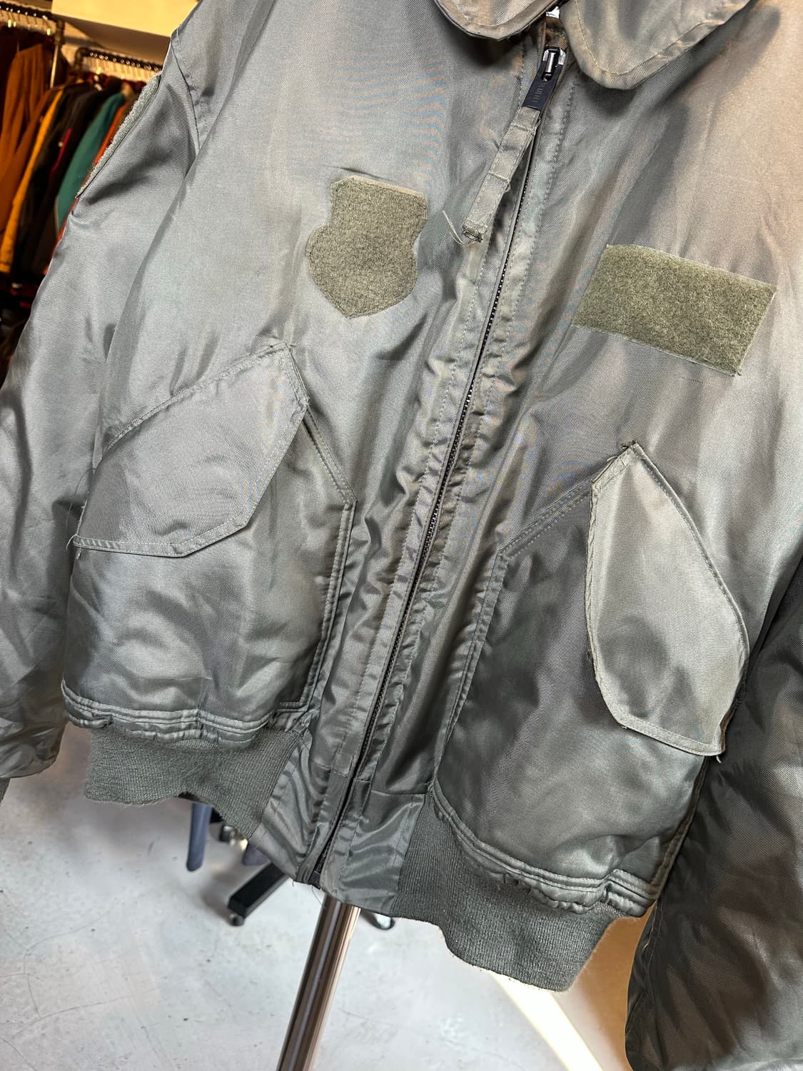 90s Us Army 미군 오리지널 CWU-45P 자켓 XL 상품이미지4