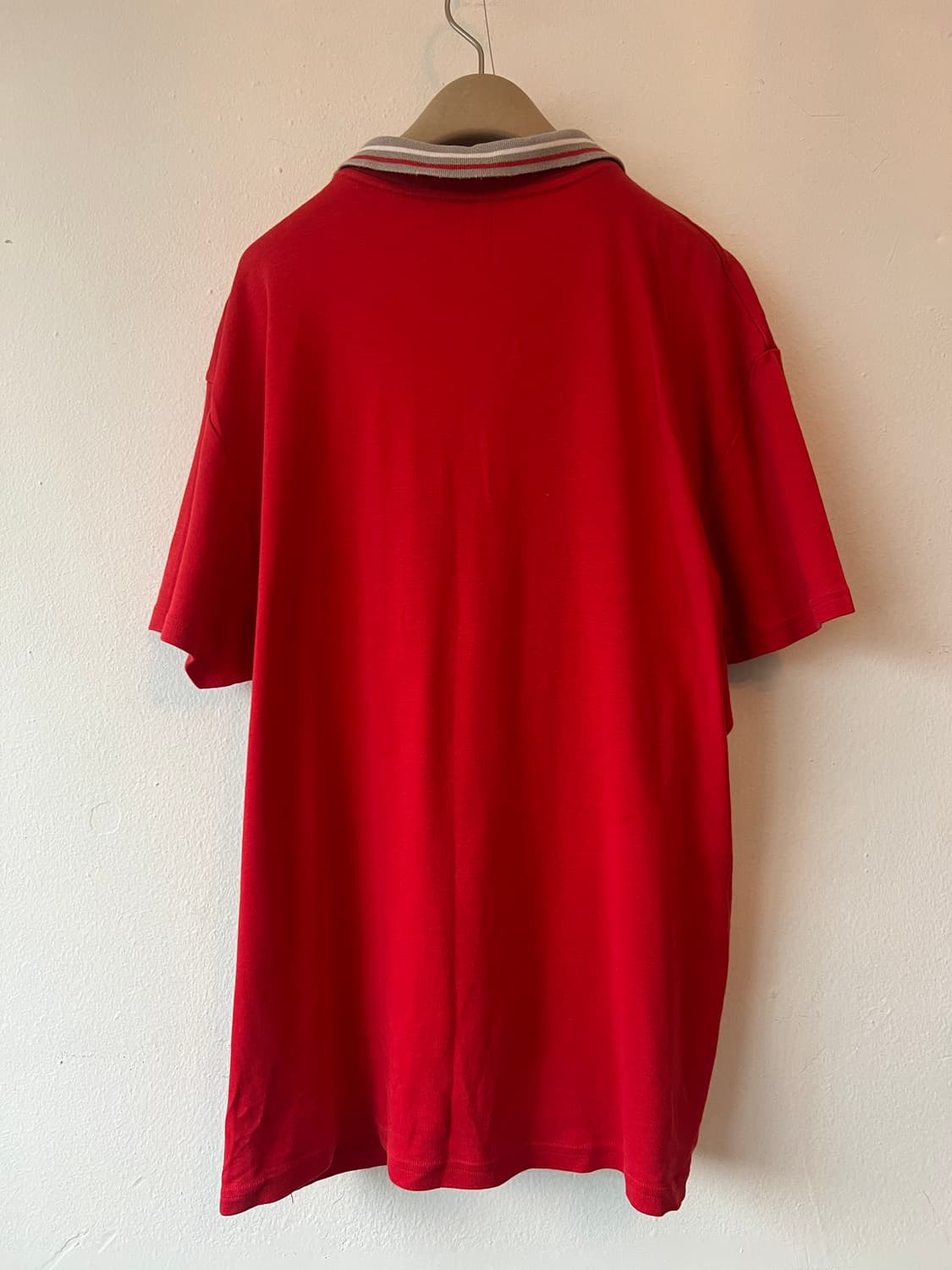 아르마니익스체인지 남성 레드 카라티셔츠 반팔티셔츠 상품이미지3