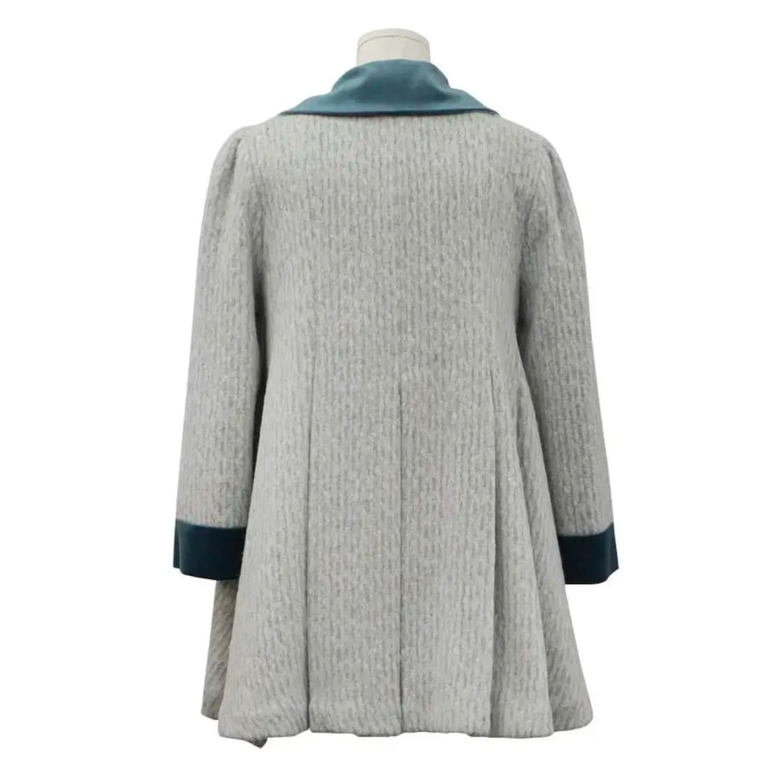 프레클 리틀 걸 플리츠 미디 코트(민트) 상품이미지2