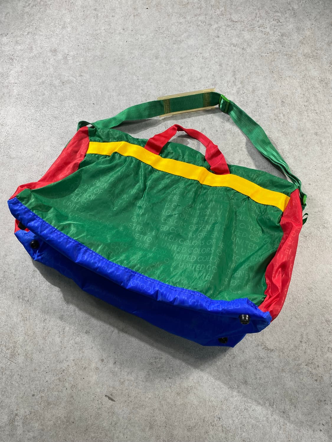 [60*40] 90s Benetton 베네통 나일론 더플백 상품이미지5