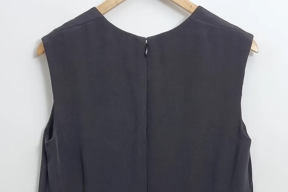 하나에 모리 블랙 고급 원피스 [44] 실크 100% 상품이미지5