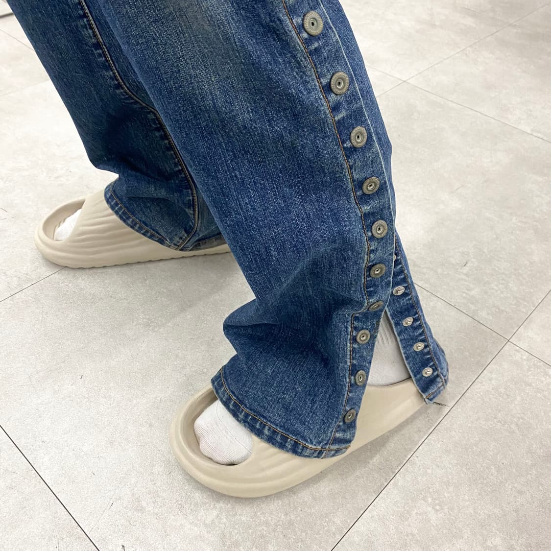 parasuco jeans 사이드버튼 데님팬츠 상품이미지4