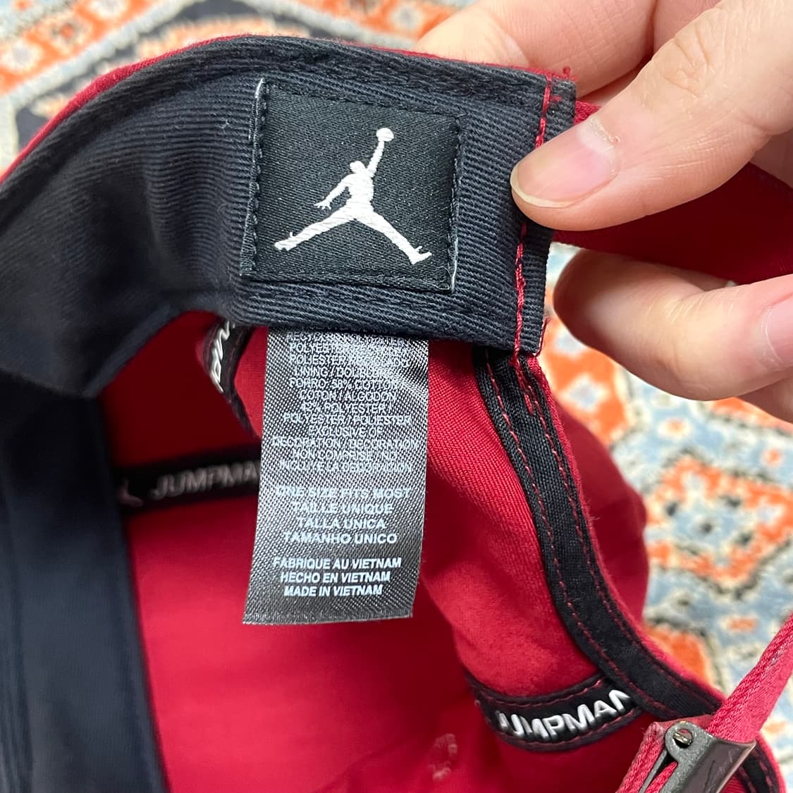 나이키 조던 점프맨 레드 볼캡 상품이미지5