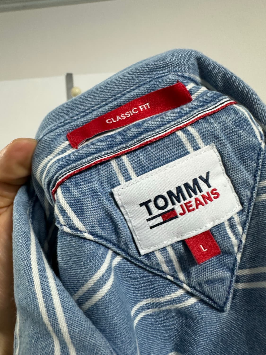 타미힐피거 스트라이프 셔츠 상품이미지3