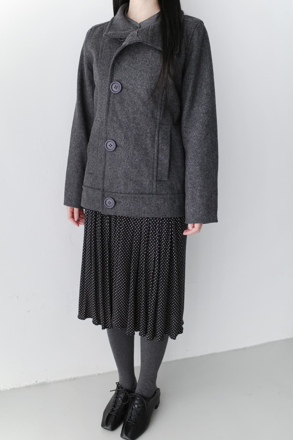 button vintage coat 상품이미지8