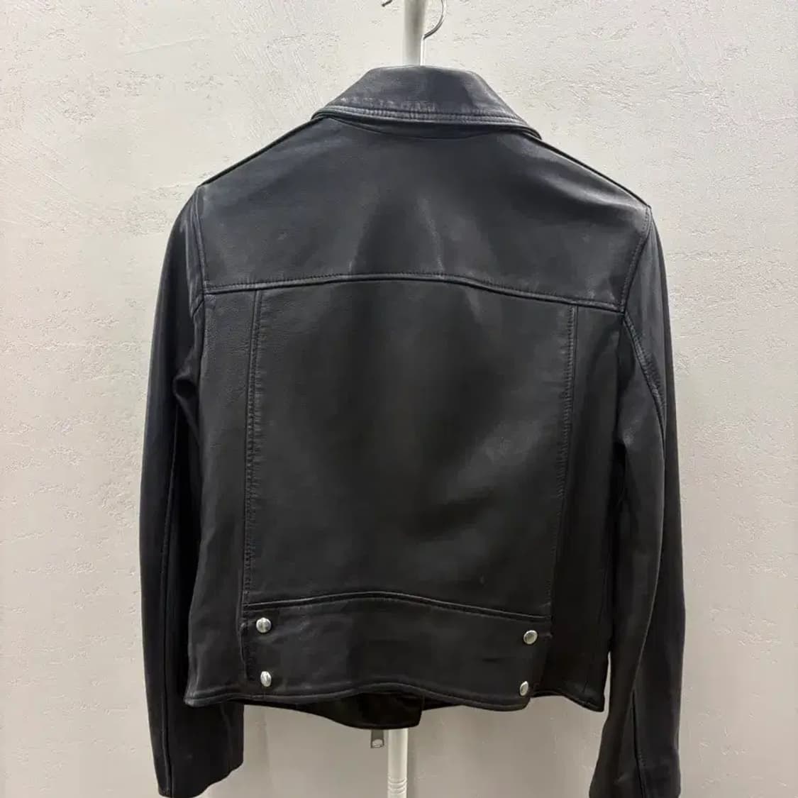 올세인츠 WILLIE BIKER 램스킨 레더자켓 S 상품이미지8
