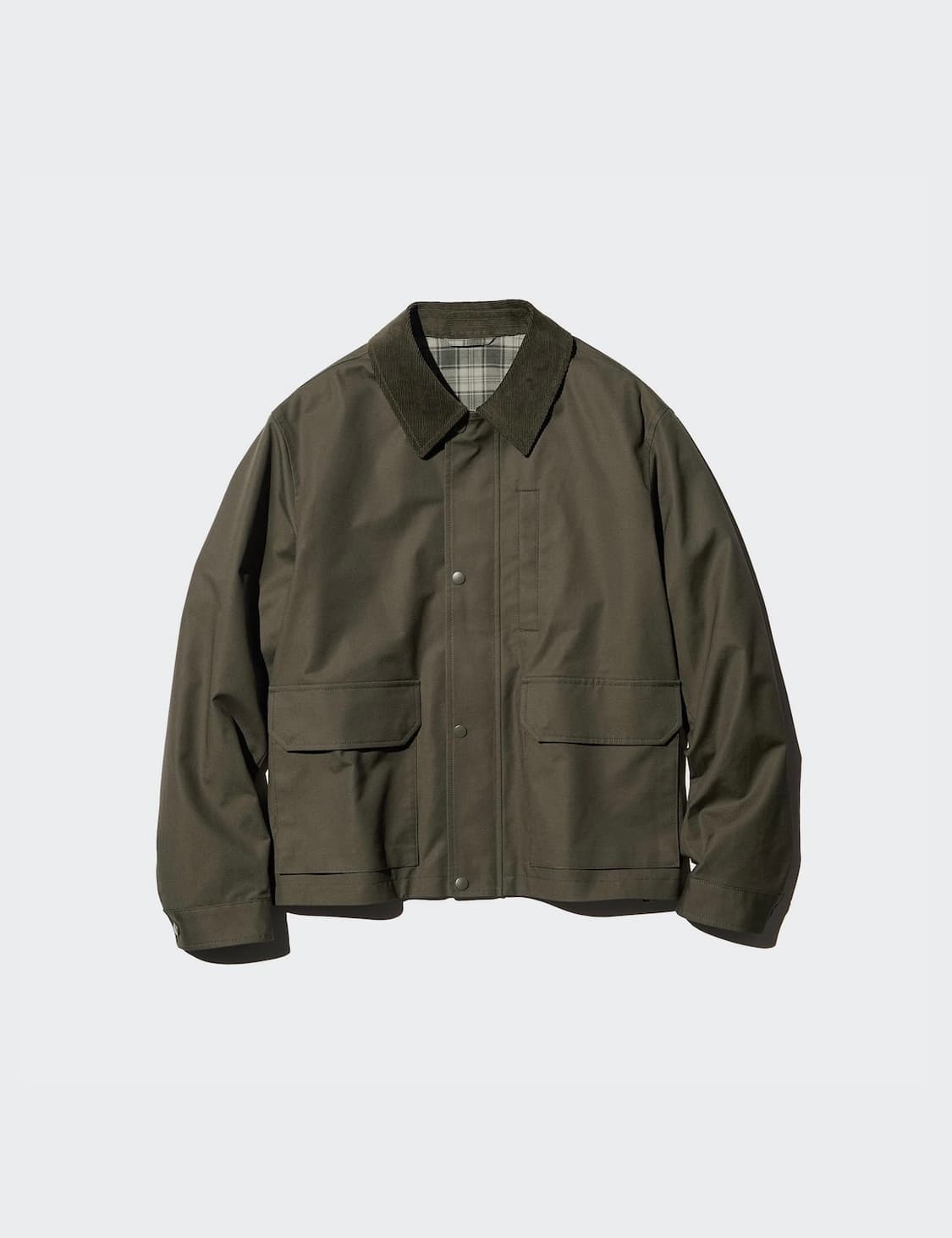 유니클로 유틸리티쇼트블루종 카키 s사이즈 상품이미지3