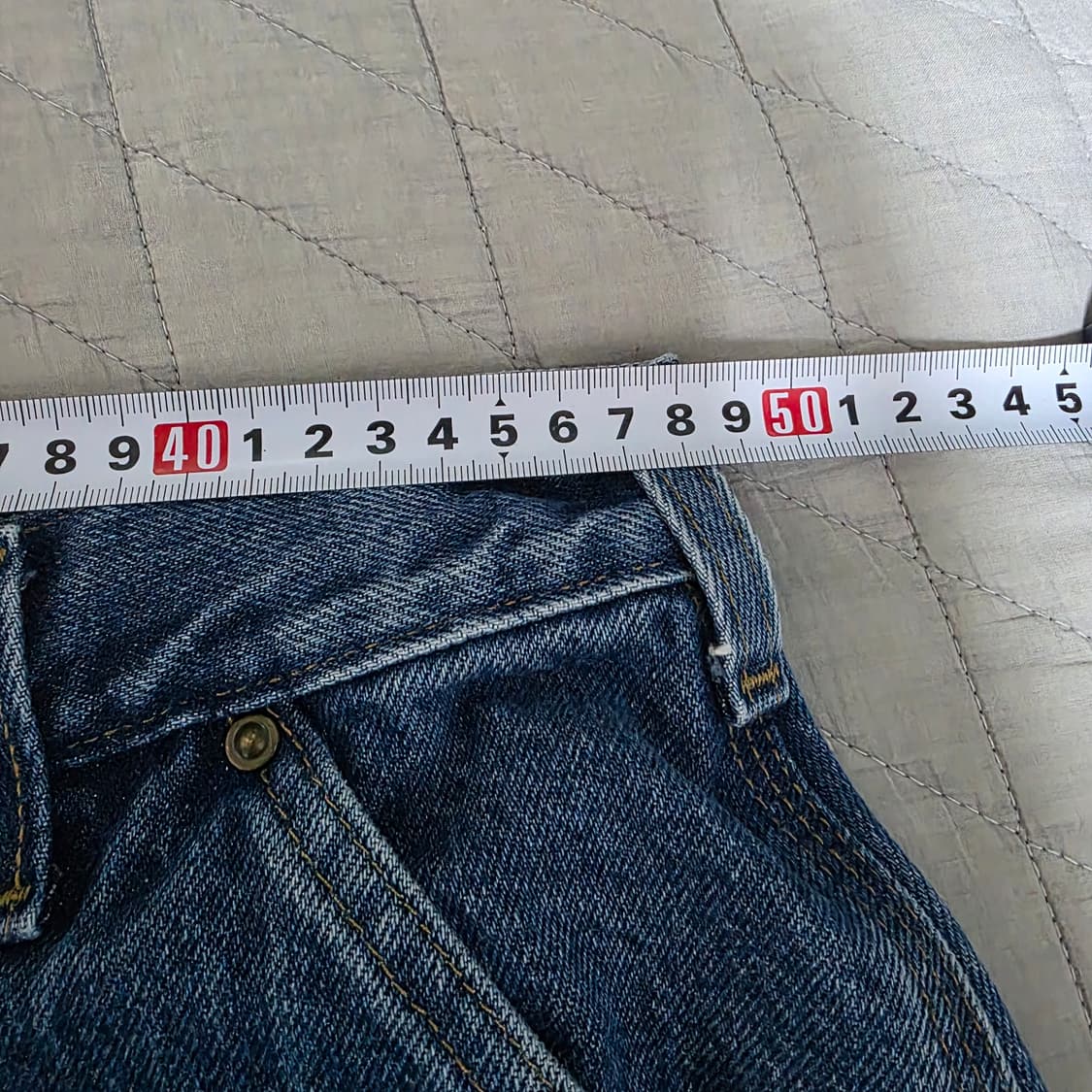 [40X32] 빈티지 칼하트 더블니 B73 DST 데님 B-14 나이컨디 상품이미지9