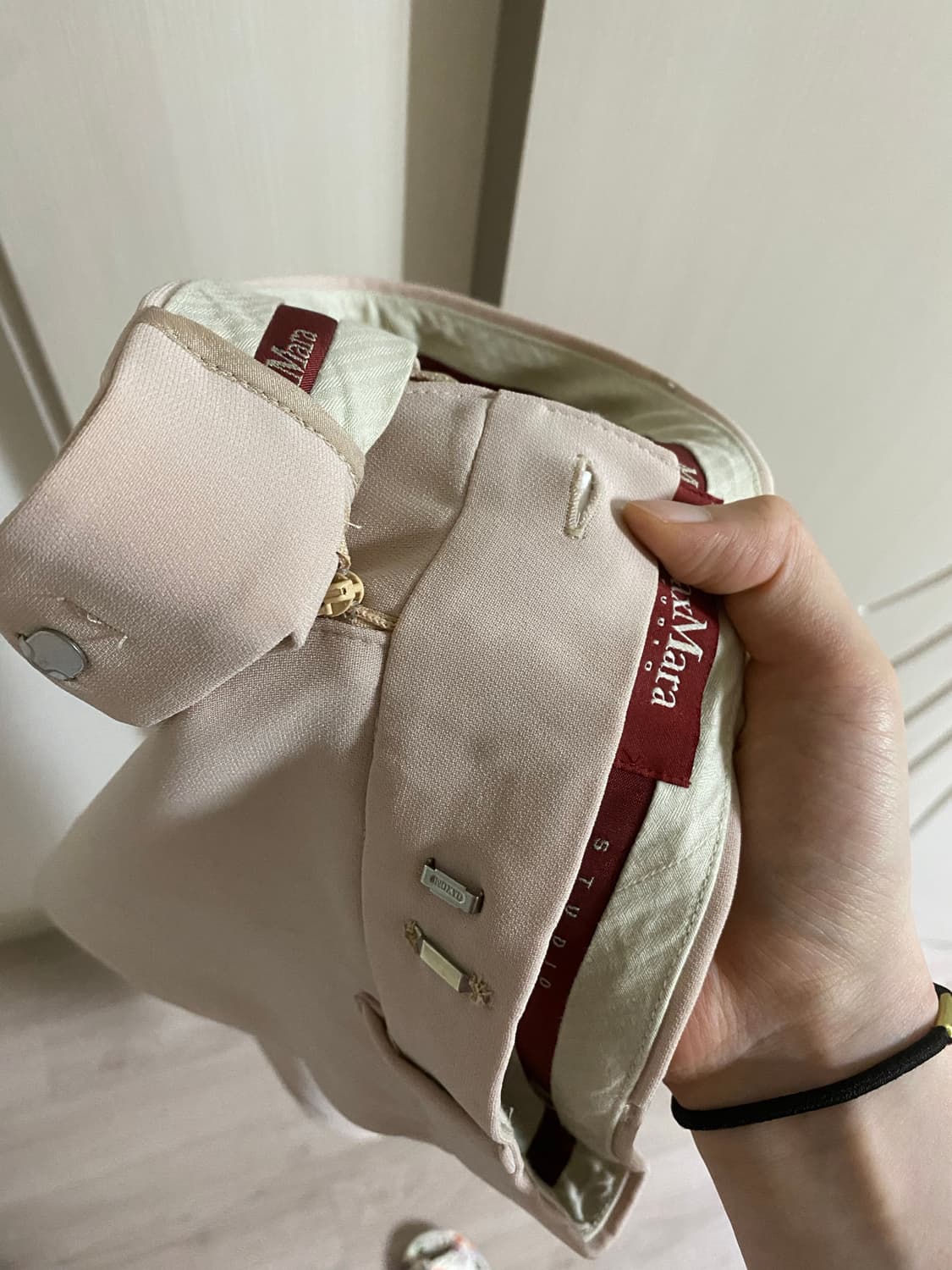 막스마라 스튜디오 연베이지 슬랙스 38 상품이미지7