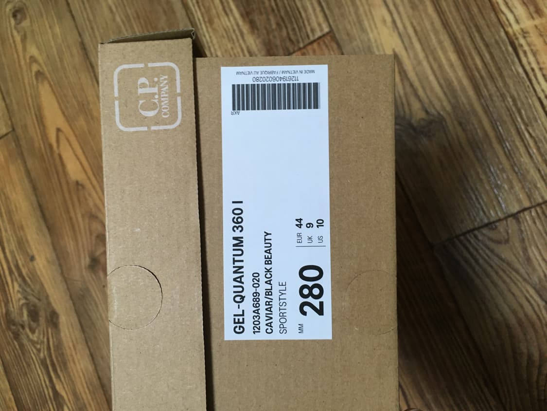 아식스 씨피컴퍼니 젤 퀸텀360 블랙 판매합니다 상품이미지9