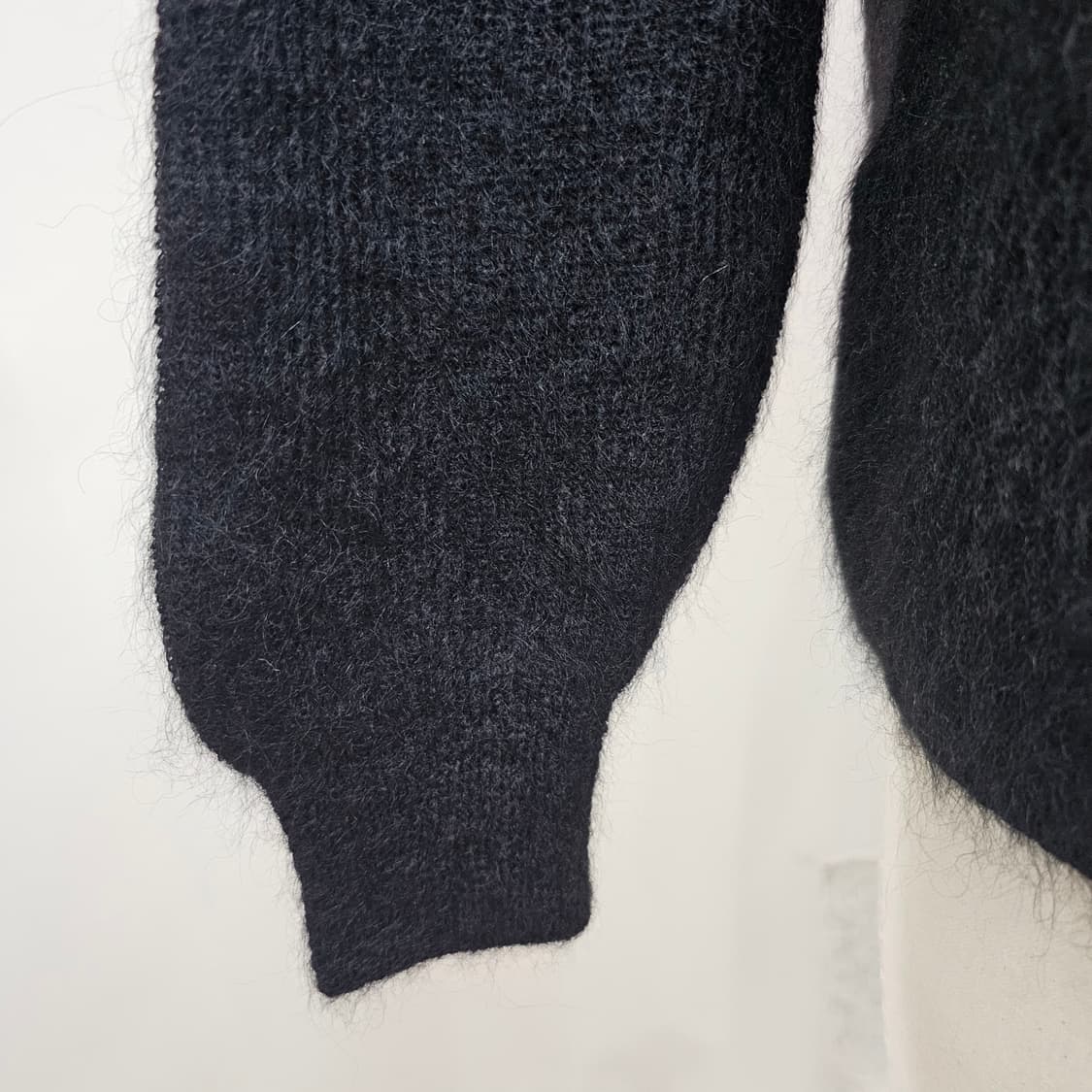 블랙 모헤어 카라 니트 상품이미지7