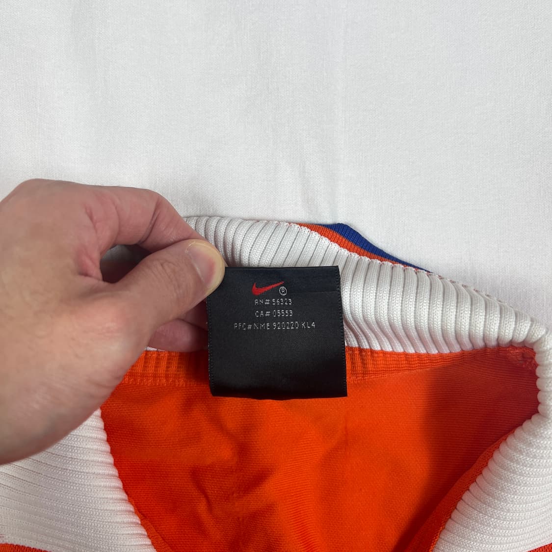 90‘s 나이키 nike 97-98 네달란드 풋볼팀 축구저지 상품이미지7