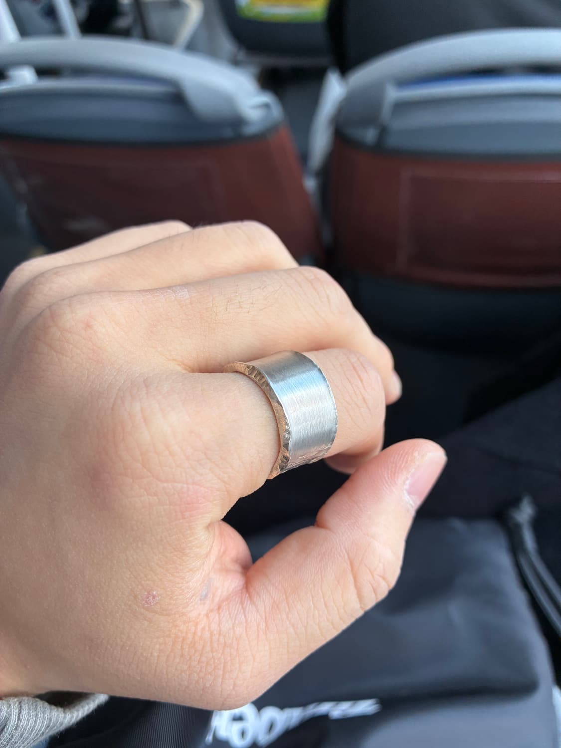 핸드메이드 은반지 상품이미지1