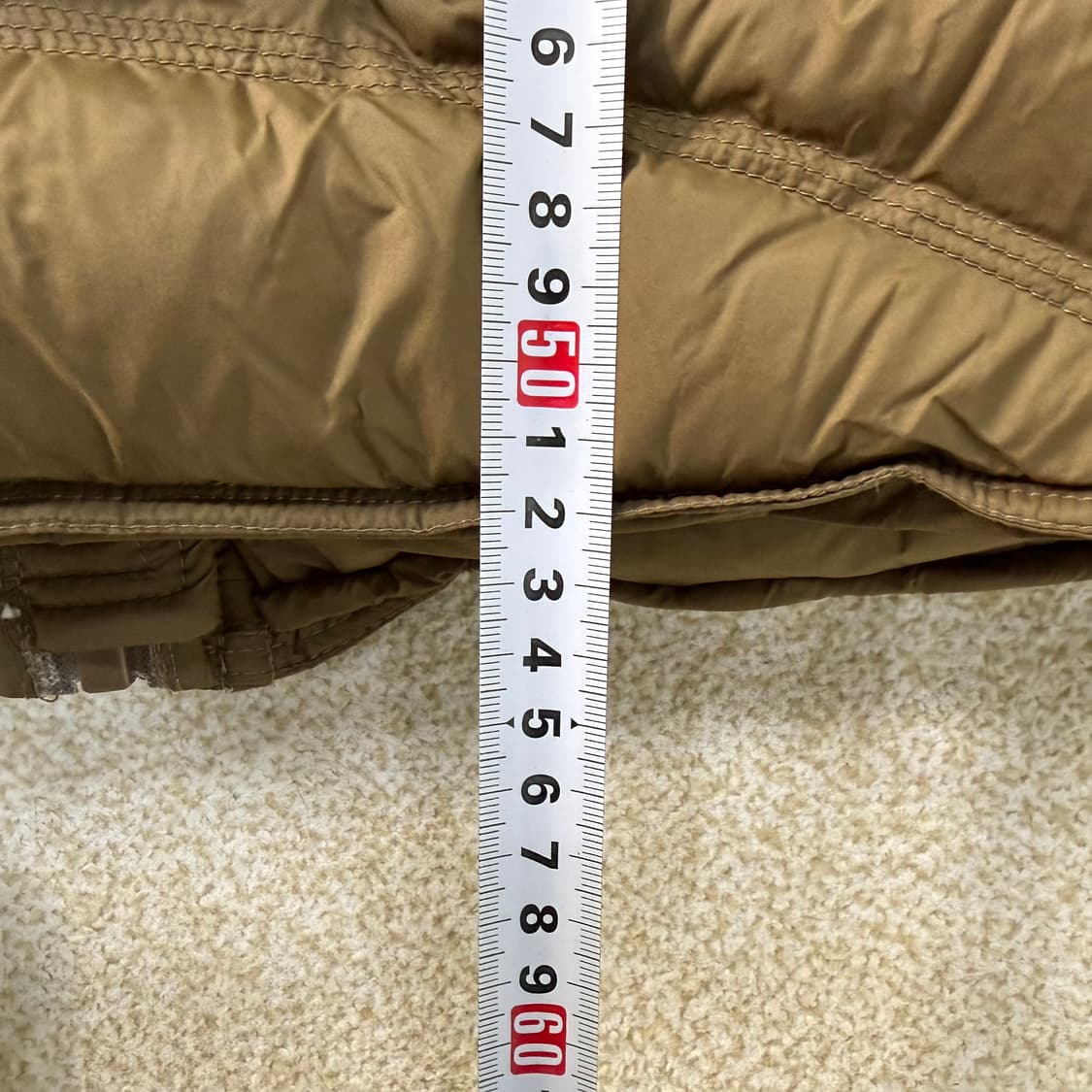 실측확인 빈티지 여성 카키 패딩 0204T1 상품이미지6