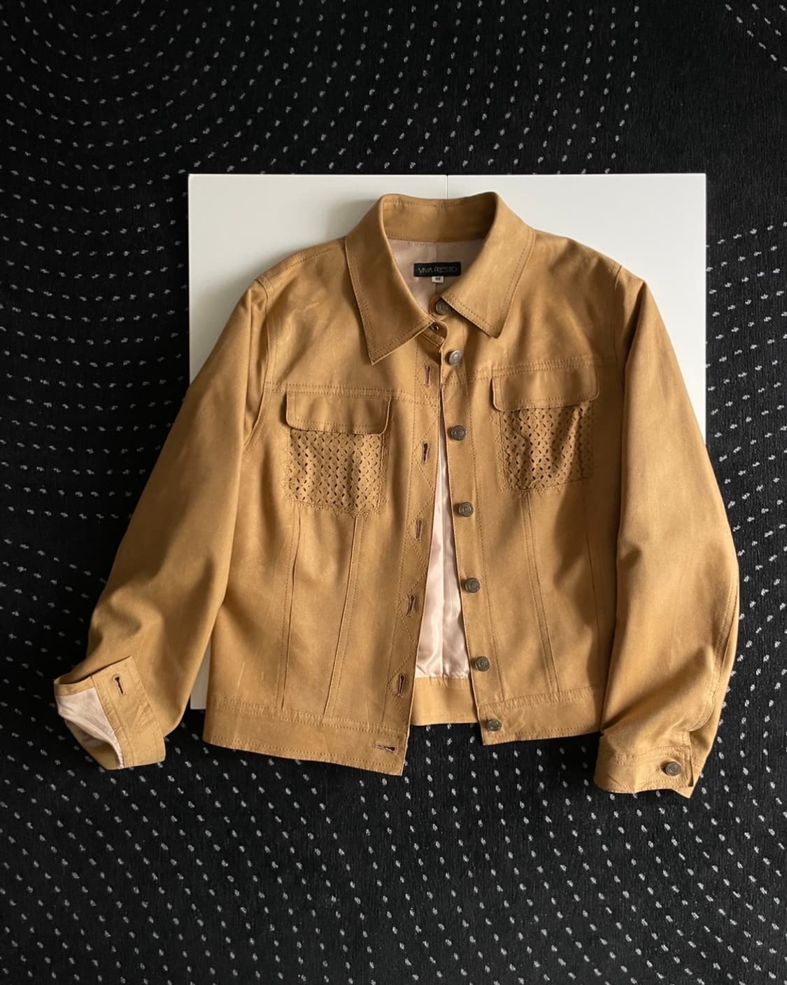 vegan leather jacket 상품이미지1