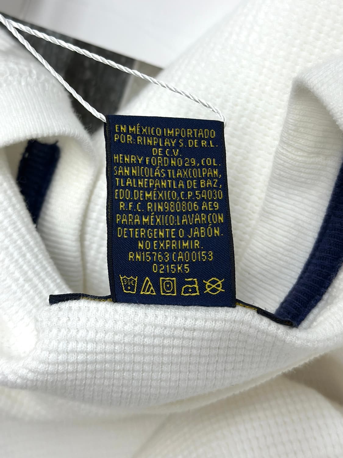 폴로 랄프로렌 화이트 와플 티셔츠  상품이미지8