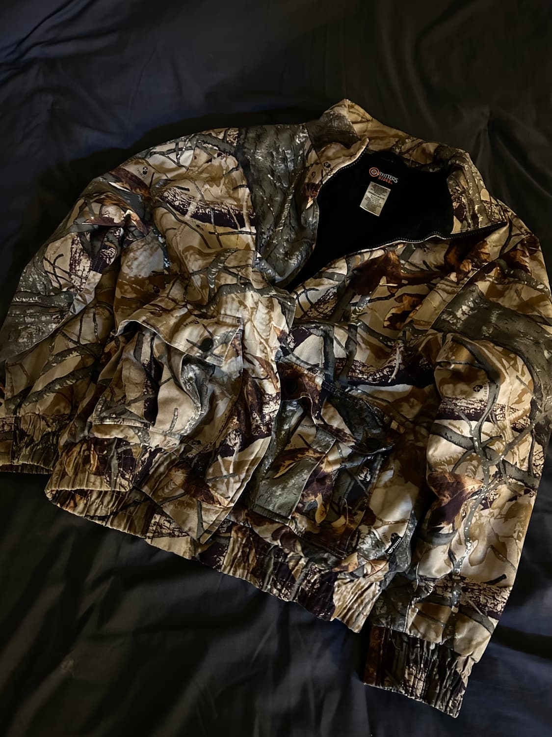 Dead leaves Pattern Over Jacket 상품이미지1