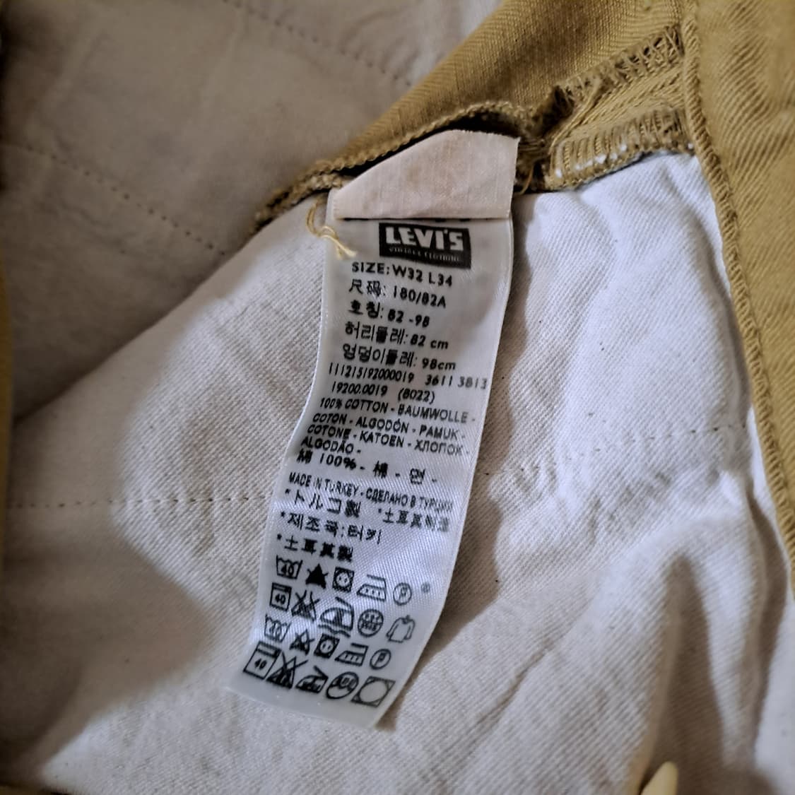 (택포) 리바이스 LVC 1920 치노팬츠 32 B661 상품이미지7