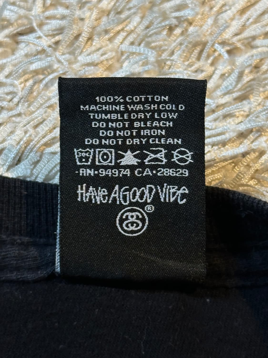 희귀) 스투시 STUSSY 월드투어 핀업걸 반팔 티셔츠 블랙 상품이미지6