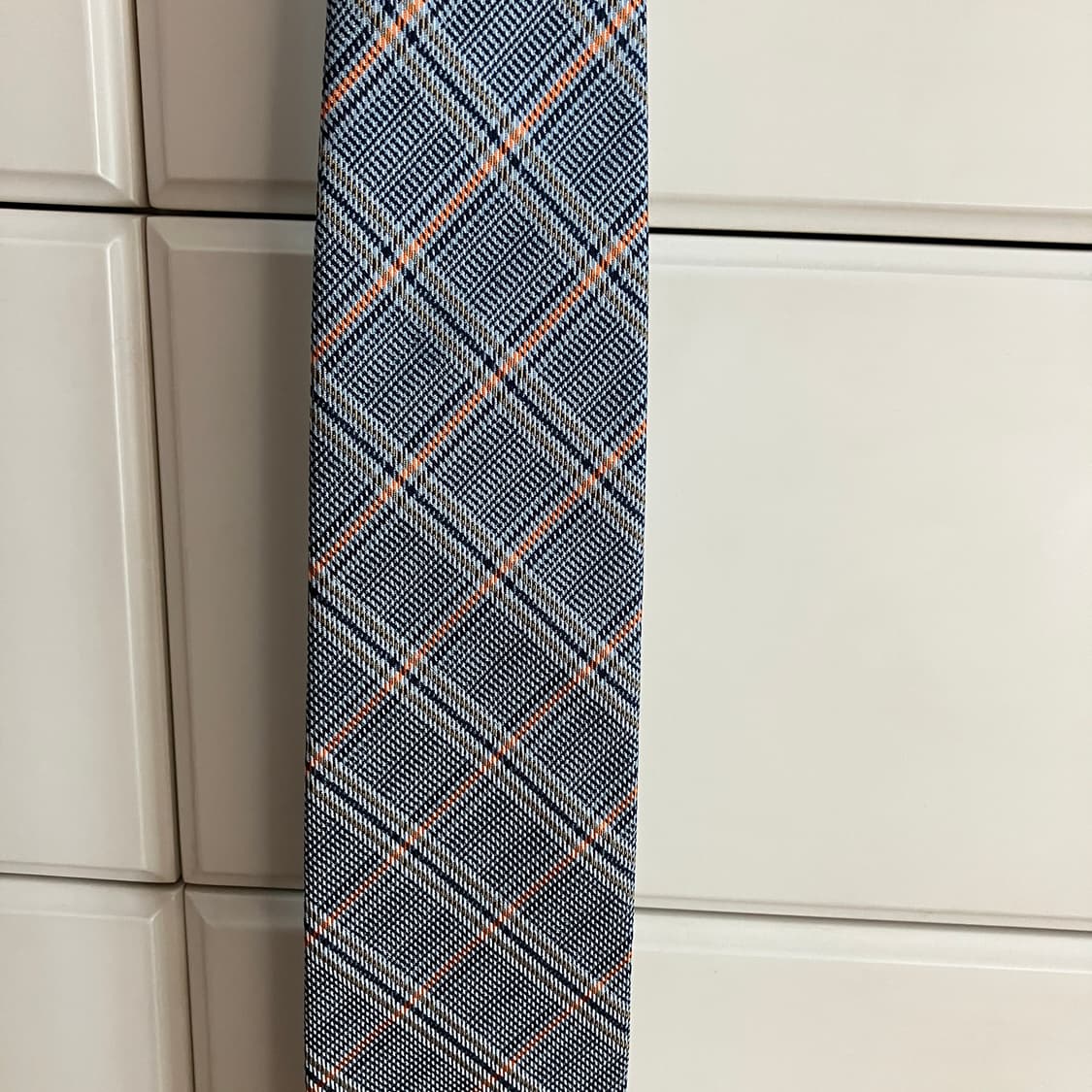 닥스 글렌 체크 + 오렌지 넥타이 상품이미지1