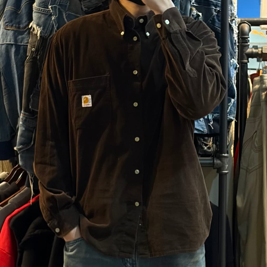 [NO.9] 칼하트 코듀로이 긴팔셔츠 상품이미지3