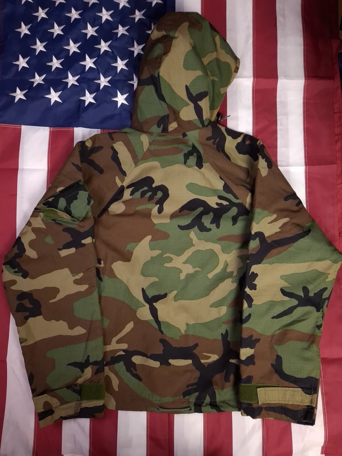 새제품 오리지날 미군 우드랜드 캐미칼 화생방복 자켓 상품이미지7
