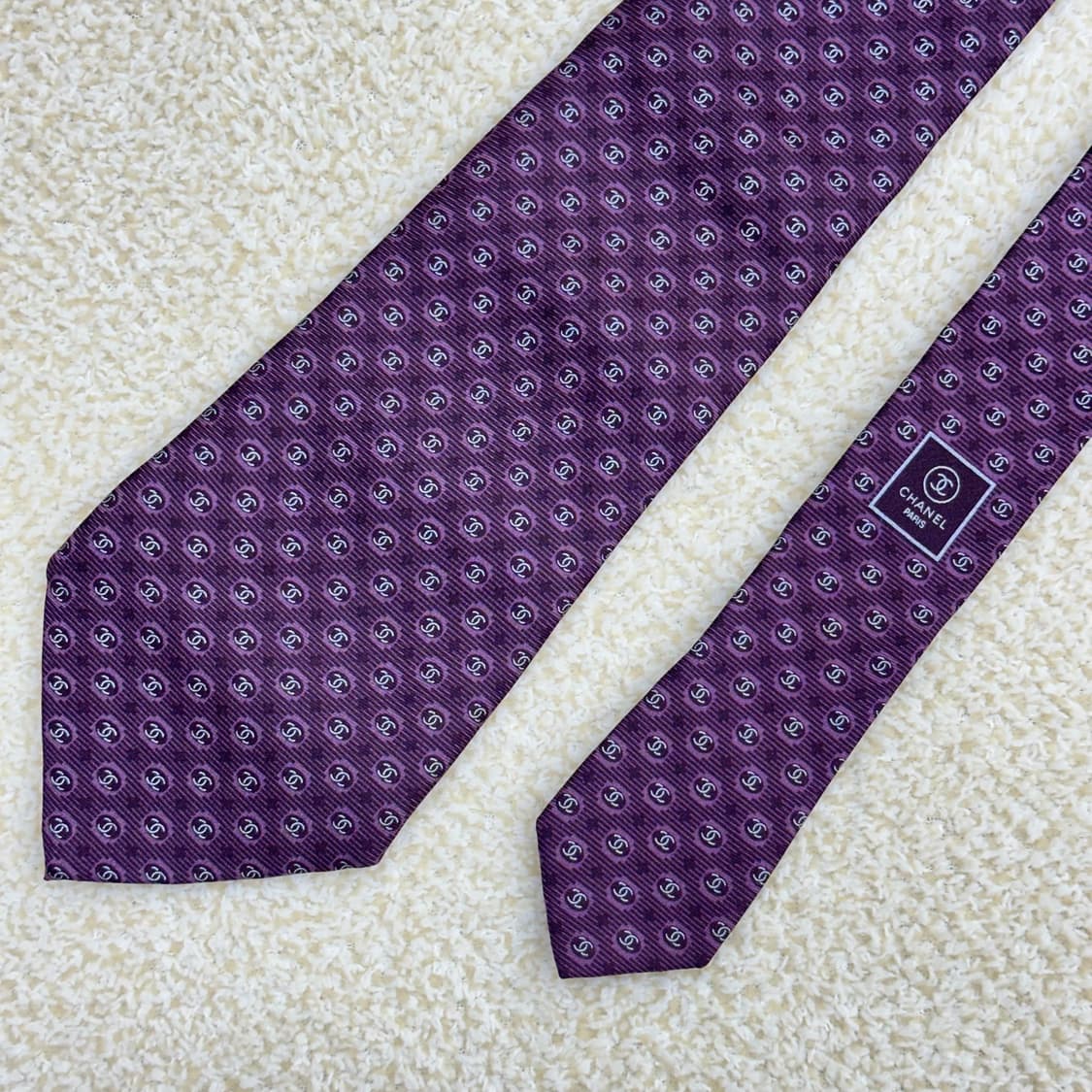 샤넬 실크 넥타이 상품이미지1
