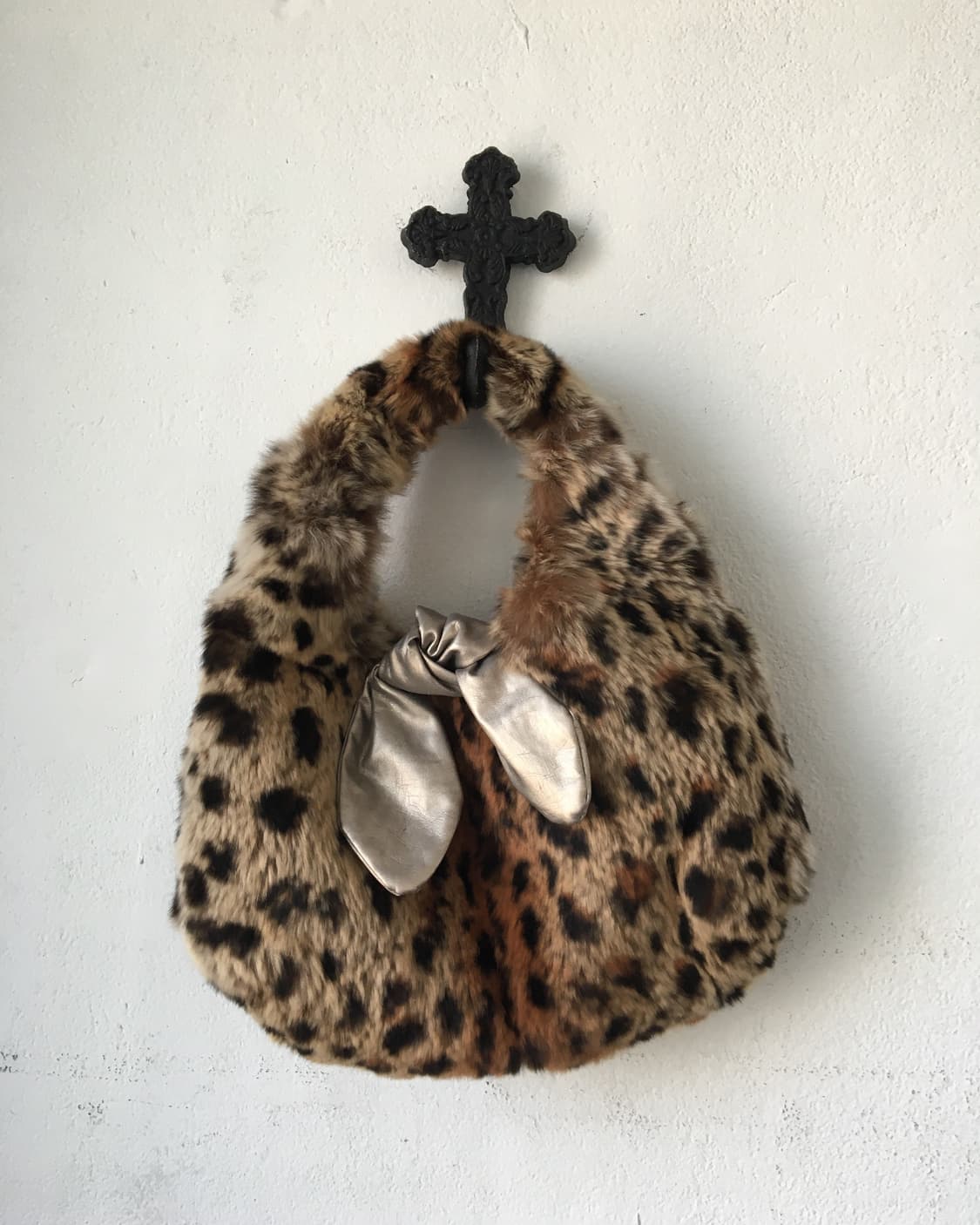  leopard pattern fur bag 상품이미지1