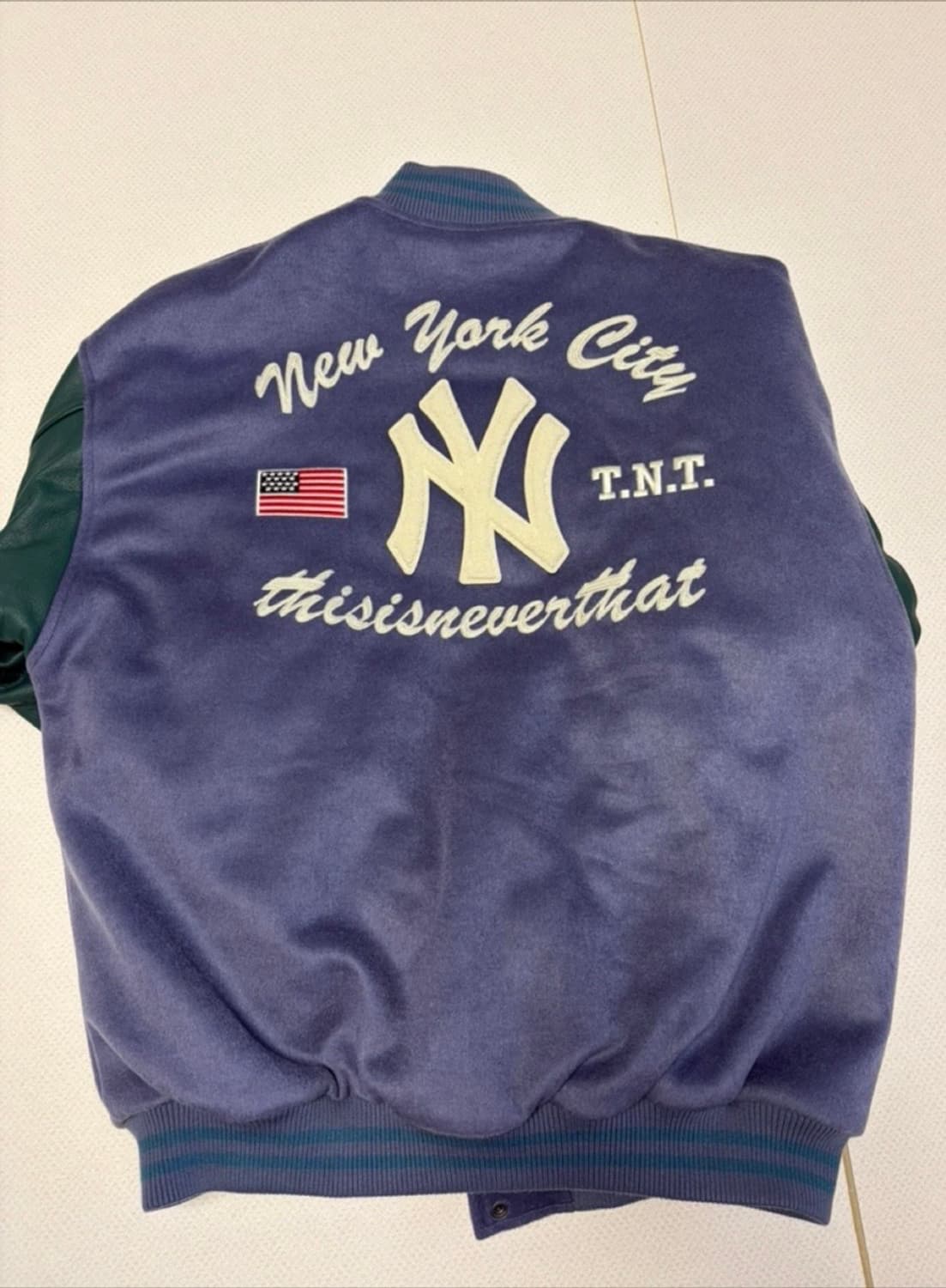 뉴에라 X 디스이즈네버댓 양키스 바시티 자켓 XL 상품이미지2