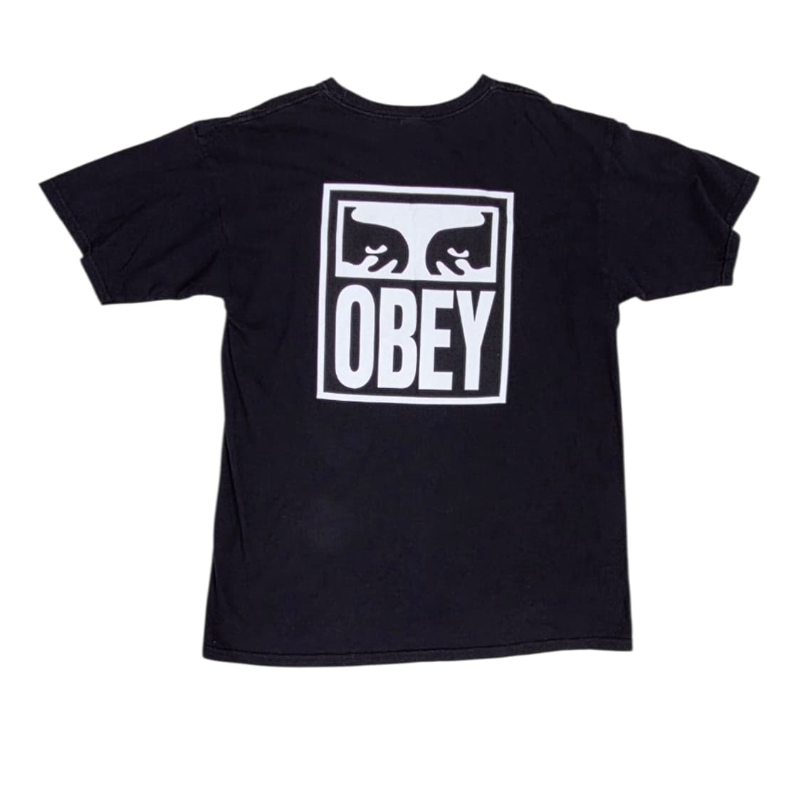 [프립]오베이(OBEY) 블랙 반팔 티셔츠 루즈핏 상품이미지5