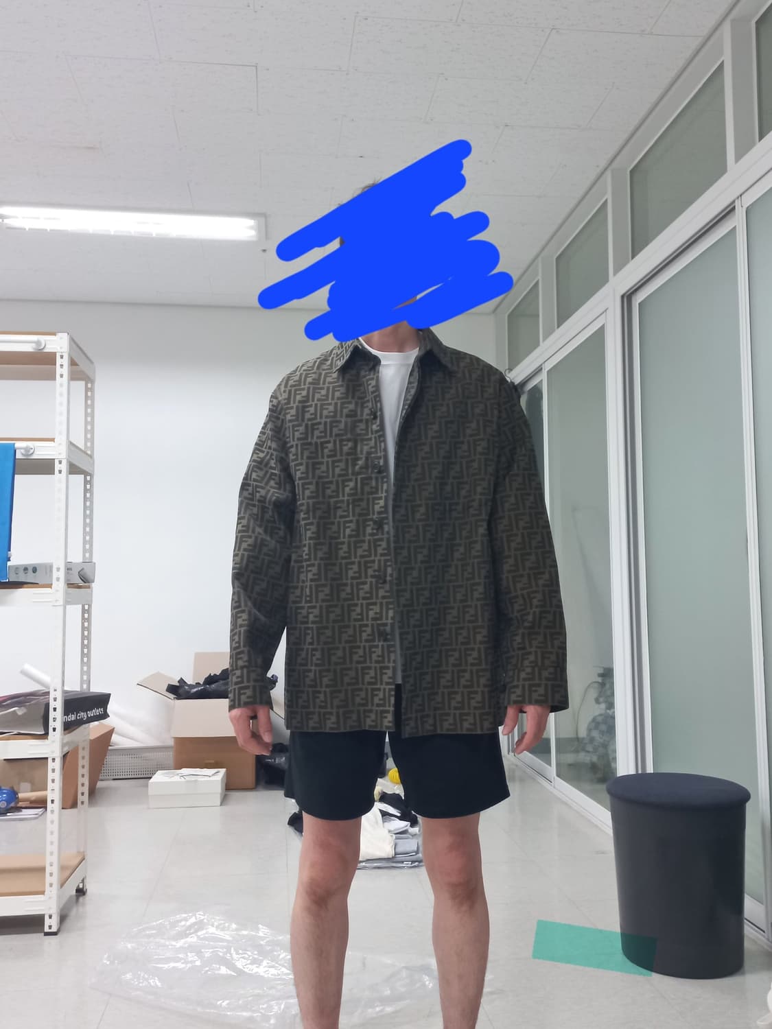 펜디 자카드 로고  자켓 상품이미지1