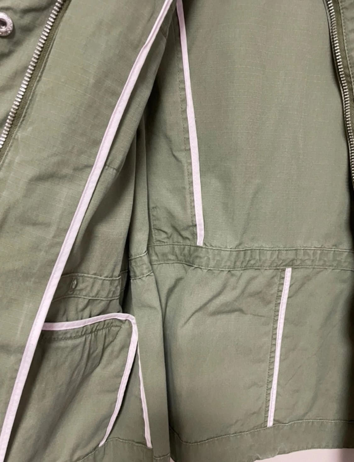 GAP 여성 카키 야상 M 점퍼 상품이미지4