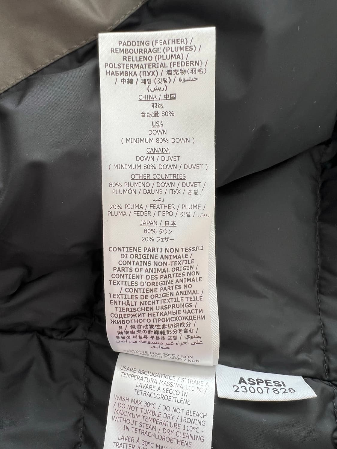아스페시 다운 패딩 코트 상품이미지6