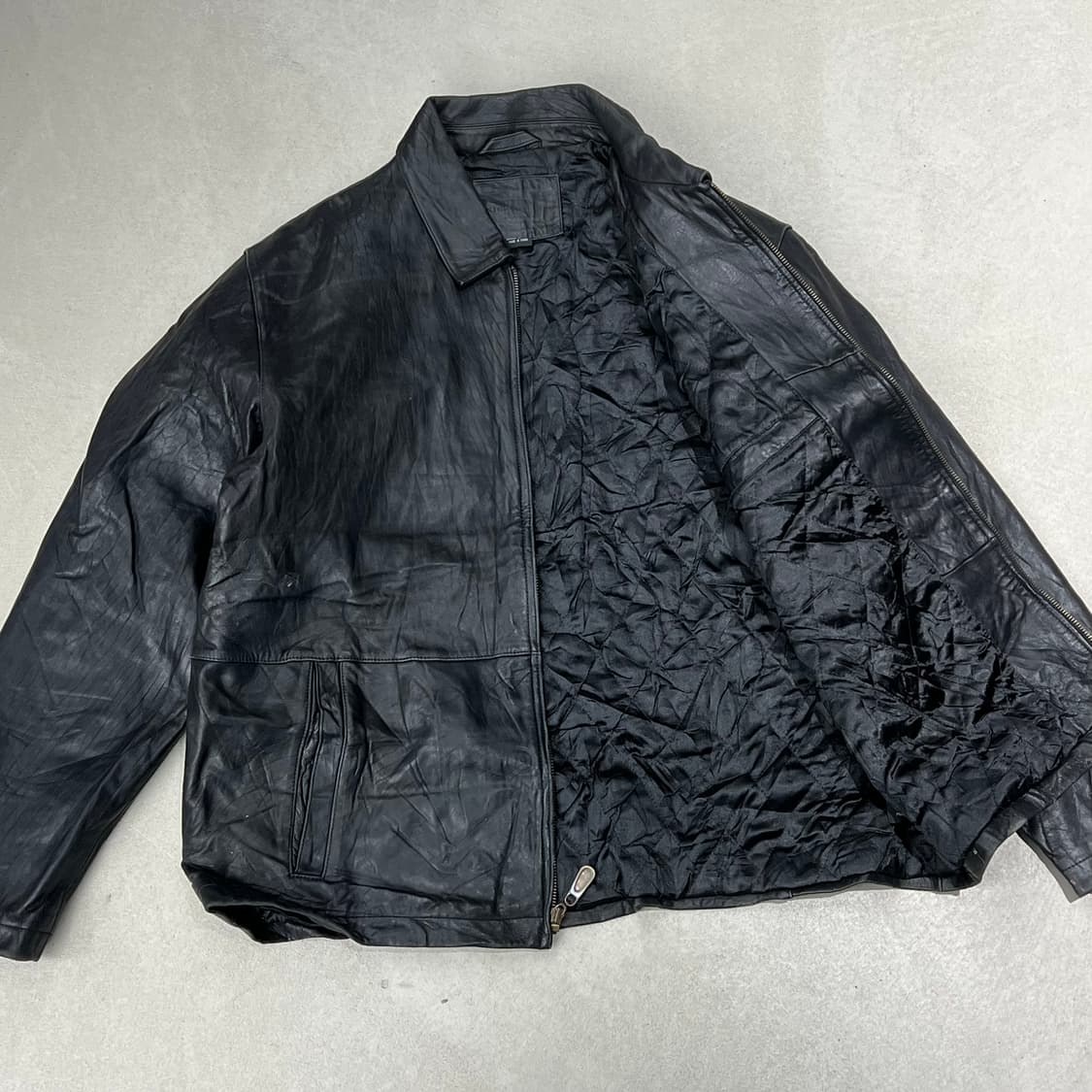 리얼레더 봄버자켓 s09191 상품이미지3