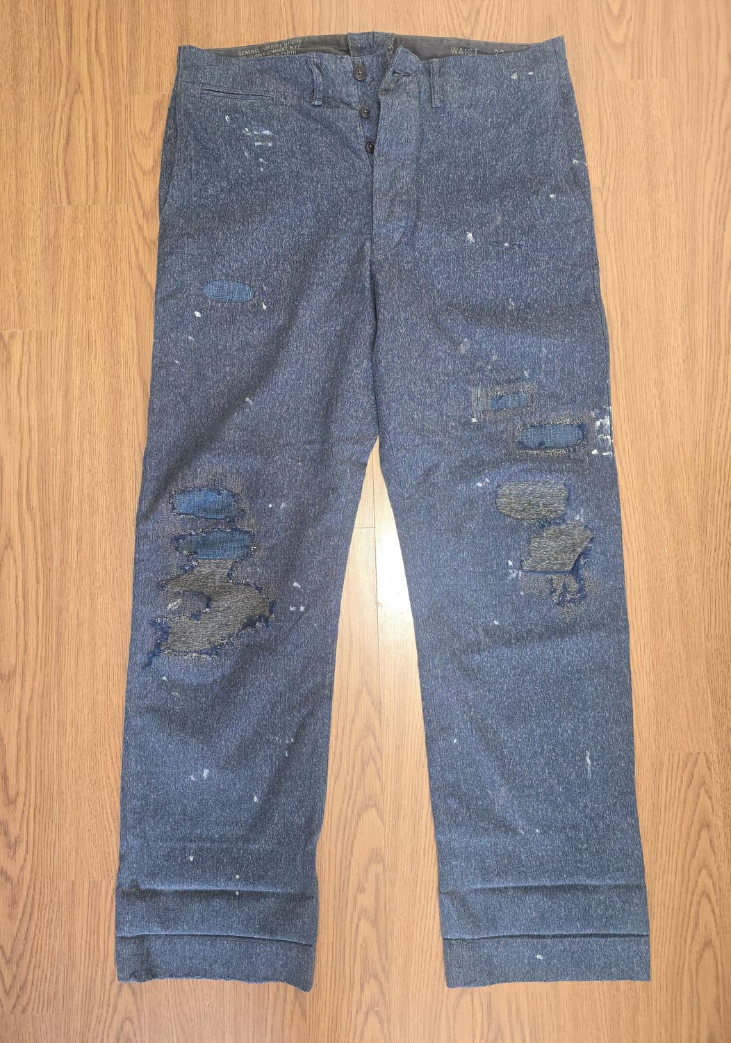 ​[RRL] 더블알엘 신치백 빈티지 더티 워싱 데님 (34x32) 상품이미지1