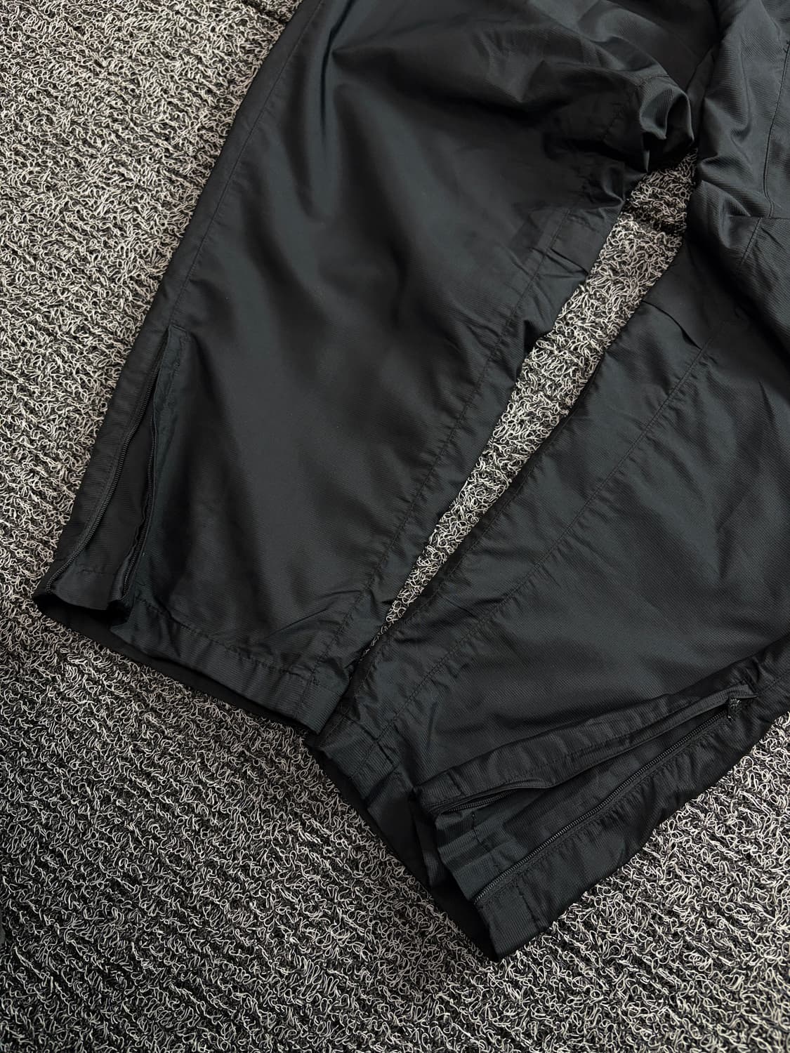 00s 나이키 스우시로고 블랙 와이드 우븐 트랙팬츠 1608 상품이미지3