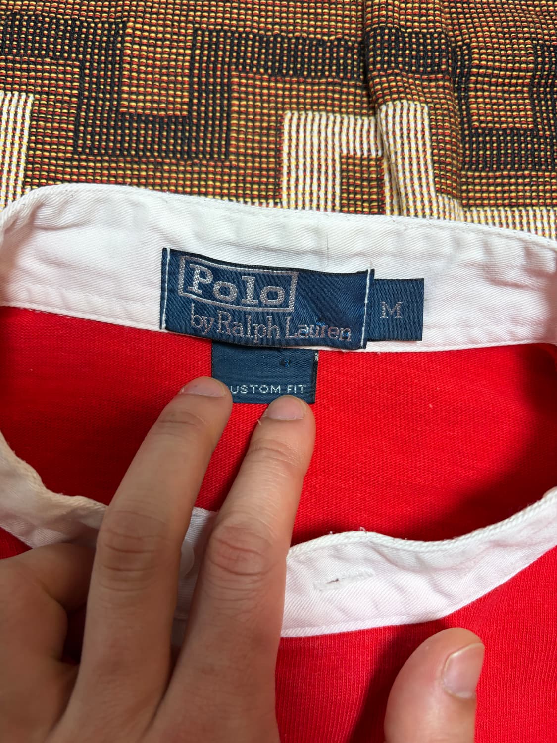 M) 폴로 랄프로렌 빅포니 럭비 티셔츠 차이나넥 상품이미지4