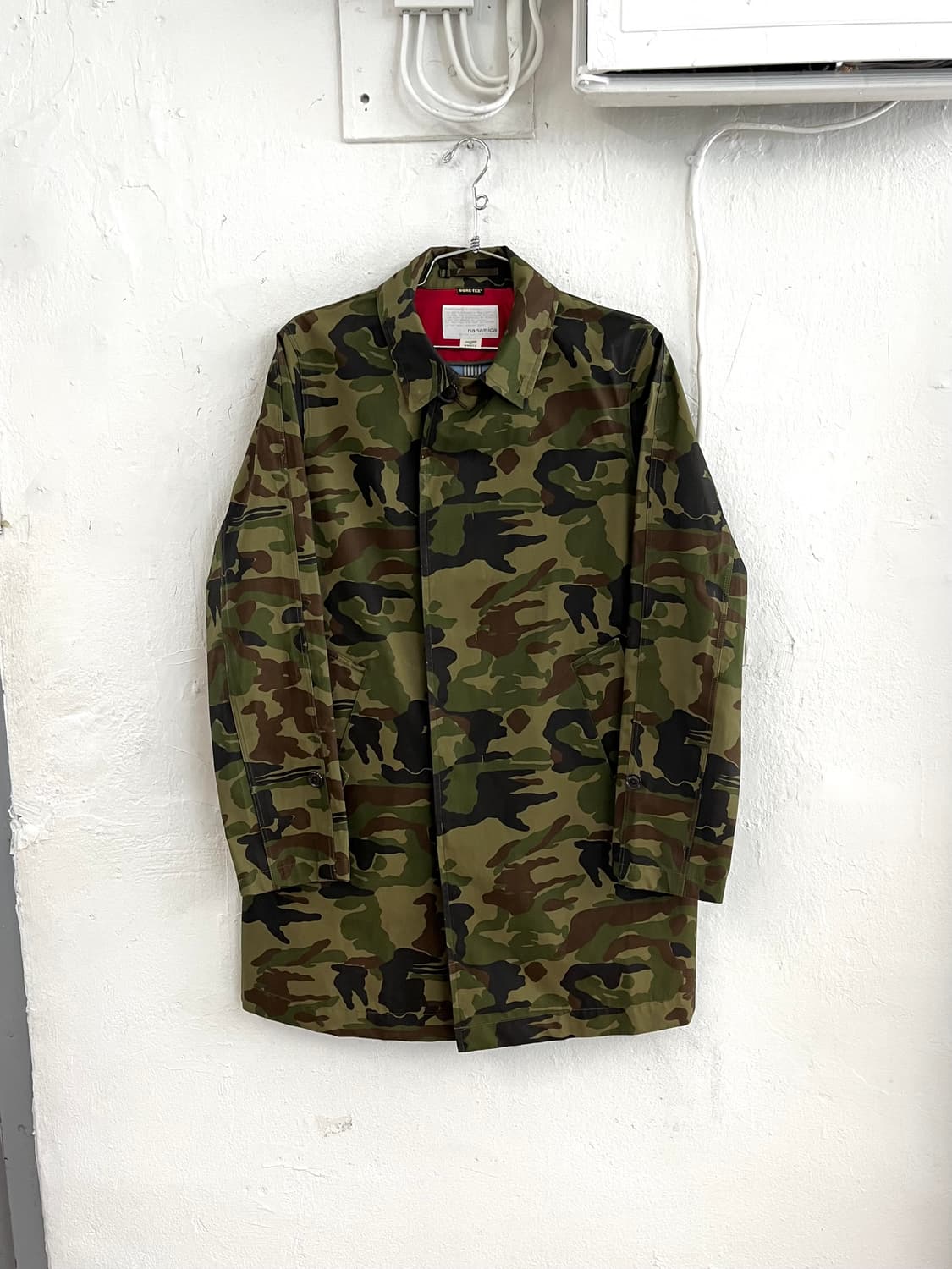 나나미카 2015FW 고어텍스 카모 밀리터리 코트 상품이미지1