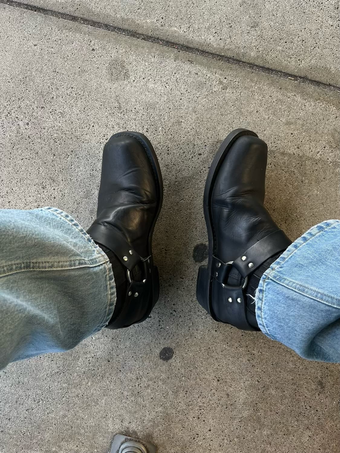 90s vintage harness chunky boots 상품이미지7