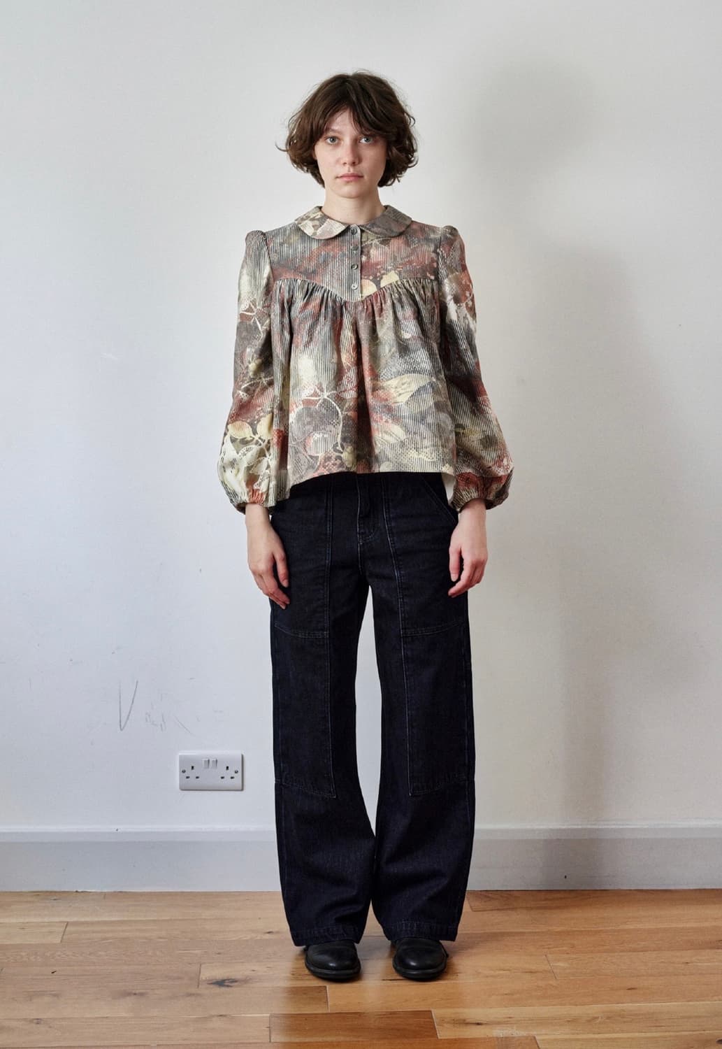 [COSMOSS] 데님 카펜터 팬츠 M 상품이미지1