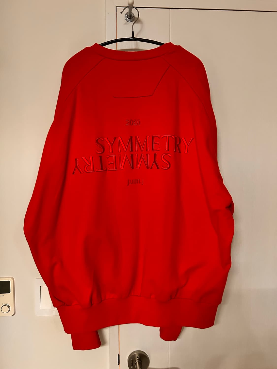 준지 / 시메트리 맨투맨 레드 / m 상품이미지2