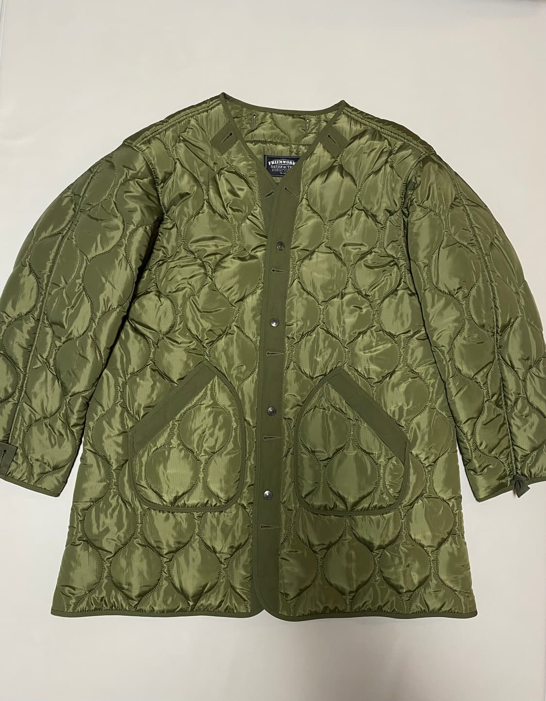 프리즘웍스 라이너 깔깔이 자켓 M 올리브 상품이미지1