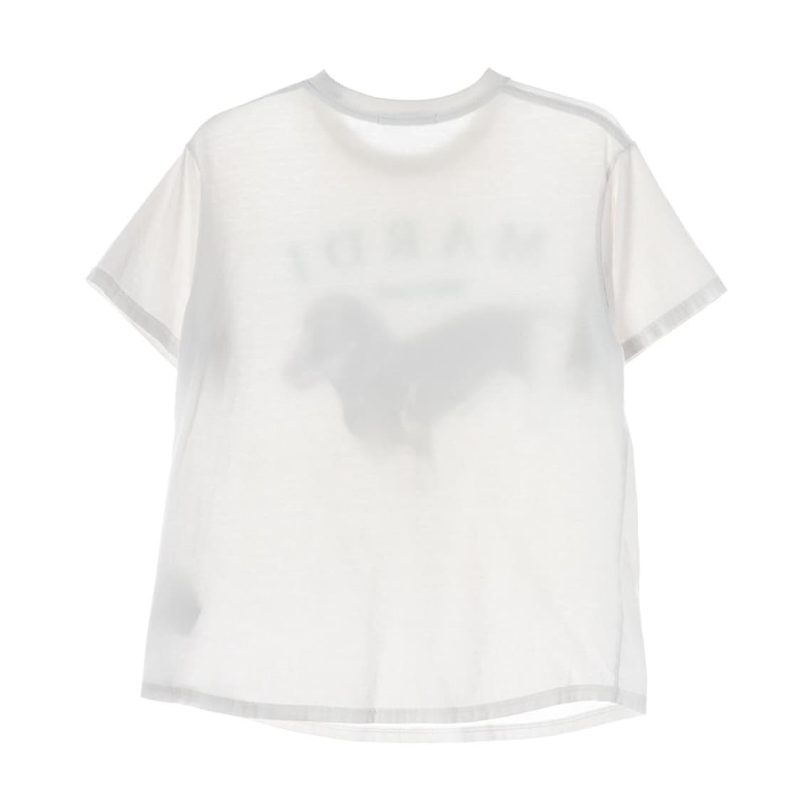 마르디메크르디 화이트 닥스훈트 반팔티 상품이미지2