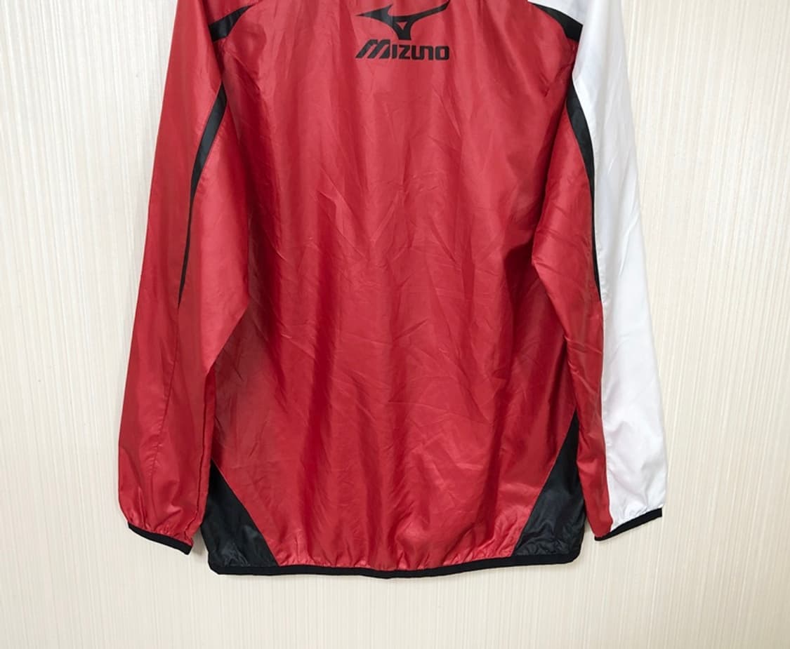 미즈노(MIZINO) 축구/풋살 긴팔 윈드브레이커셔츠/빅로고피스테 L 상품이미지10
